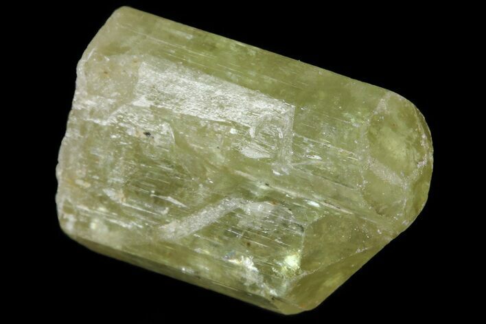 Lustrous Yellow Apatite Crystal - Morocco #82478